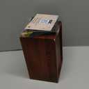 Handcrafted Rosewood Wooden Urn for Human Ashes Adult  200 Cubic Inch Capacity  Engraved Border Funeral Urn for Ashes  Memorial Keepsake Box