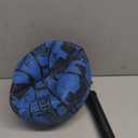 AND1 Street Art 27.5 Basketball : Youth Sized Rubber Streetball for Indoor and Outdoor Use, Deep Channel Construction and Durability, Ideal for Boys and Girls Ages 9-11, Includes 10 Pump (Blue)