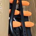 Deep Squat Machine, Adjustable Glutes Trainer Machine, Core & Abs for Low Impact Lower Body Workouts, Home Gym Push-Up Exercises, Easy to Assemble, 350Lbs Weight Capacity (Black&Orange)