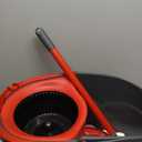 O-Cedar EasyWring Microfiber Spin Mop, Bucket Floor Cleaning System, Red, Gray, Standard