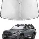 EcoNour Windshield Sunshade Compatible for Subaru Forester 20192024 2025 2026, Sun Visor for Front Windshield & Window Sun Shade Cover, UV Heat Blocker & Protector, Car Accessories