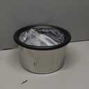 4.5L/1.2Gal Dog Water Bowl, No Spill Stainless Steel Slow Water Bowl for Medium Large Dogs, Large Capacity Splash Proof Slow Drinking Water Bowls with Anti-Slip Mat for Mess Drinkers (Black)