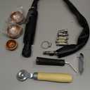 Kefly Air Tire Repair Kits, Wheel Polish Patch Tools, Includes 2500RPM Low Speed Air Tire Buffer, Tire Inner Liner Scrapper, Patch Roller, Tungsten Steel Buffing Wheel, and Precision Accessories