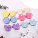 3 x Boderier 12 Pack Mini Bunny Claw Clips Cute Bunny Ears Hair Clips for Women Easter Gifts