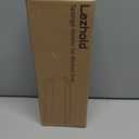 Sponge Holder for Kitchen Sink, Large Sink Caddy Durable Anti-Rust PET, Removable Rack & Rounds Corners, Kitchen Sink Organizer for Counter Bathroom Vanity (Black)