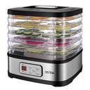OSTBA Food Dehydrator Machine Adjustable Temperature & 72H Timer, 5-Tray Dehydrators for Food and Jerky, Fruit, Dog Treats, Herbs, Snacks, LED Display, 240W Electric Food Dryer, Recipe Book