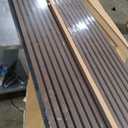 Avana Acoustic Wood Wall Panels  93.2x11.25 Inch Panels  Fits 94x12 Layout  Smoke Walnut Acoustic Panels 2 PCs  Wall Panels for Interior Wall Decor for Homes, Offices  Wood Panels for Wall