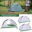 GEERTOP Ultralight 2 Person Backpacking Tent 4 Season Waterproof Camping Tent Double Layer Cold Weather Easy Set Up Tents for Family Camp, Hiking, Hunting Outdoor Mountaineering Travel