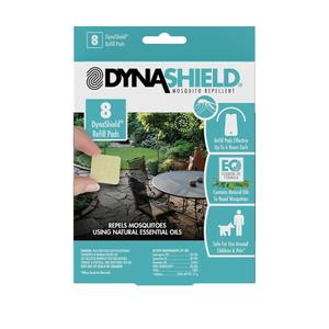 DynaTrap DynaShield Repellent Refill Pads - Official Refill Pads for DynaShield Mosquito Repellent - DS1000R8SR, 8 Pack