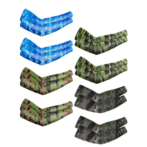 8 Pairs Arm Sleeves UV Sun Protection for Men Women Cooling Tattoo Cover Up Sleeves