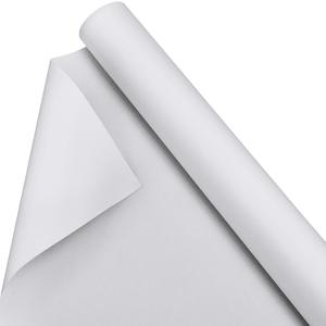 Kinlop 24 Inch x 20 Feet Double Primed Cotton Canvas White Canvas Roll for Oil and Acrylic Paint