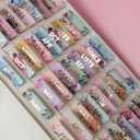 UPAFEXXI-Laminated Planner Monthly Tabs(72 Stickers in Total,24 Month,24 Subject,24 Blank) Calendar Monthly Label Stickers for Planners, Subject Label Adhesive Tabs for Folders, Pages(Floral) (Large, Multicolored)