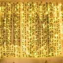 COOLUCK 84Ft 12 Pack Artificial Ivy Leaf Plants Vine with 80 LED String Light, Green Vines Garland, Hanging for Home Kitchen Office Wedding Wall Décor