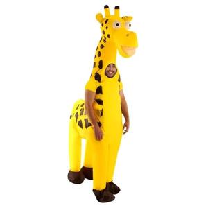 Morph Inflatable Giraffe Costume Adult, Animal Outfit, Inflatable Giraffe Costume for Parties and Events