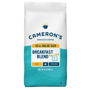 Cameron's Coffee Roasted Whole Bean Coffee, Breakfast Blend, 32 Ounce