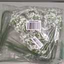 Elyum Babys Breath Artificial Flowers, 35 Pcs Long Stem Baby Breath Flowers Artificial Bulk, Real Touch White Fake Babys Breath Gypsophila for Wedding Bouquet Floral Arrangement Home Decor