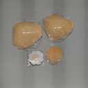 DesirTop Double Sided Sticky Bra Push Up, Invisible Bra Pad Inserts for Large Breasts, Adhesive Bra for Bikini Swimsuit (Beige, Large)