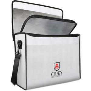 Fireproof Document Bag - Fireproof Box [Thermal Insulated] Fireproof Safety Boxes for Home Large Fireproof Bag Lockable Zipper Fireproof Safe Box Home Safes Fireproof Waterproof Fireproof Money Bag