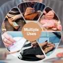 2 x 37PCS Sewing Tool Set, Portable Needle and Thread Kit with Storage Box, Embroidery Needles Thread Sewing Working Tool Kit