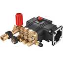 VEVOR Horizontal Triplex Pressure Washer Pump, 3/4" Shaft, 3300 PSI, 3.0 GPM, Replacement Power Washer Pumps Kit, Parts Washer Pump, Compatible with Simpson MorFlex Models 40224, 40225, 40226 