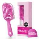 FHI Heat UNbrush Flex Detangling Brush Ultra-Flexible, Pain-Free Hair Brush Detangler with DuoFlex Anti-Static Bristles for Removing Tangles, Massaging Scalp & Faster Styling
