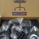 Office Chair Wheels 2" Desk Chair Caster Wheels Smooth Roller Style Quiet for Carpet and Hardwood Floors Universal Fit 11x22 mm Set of 5 Grey
