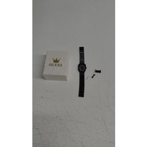 YHMEI Unisex Classic Square Roman Numerals Silver Analog Waterproof Watches for Women Men Stainless Steel Strap Date Display Casual Wristwatch
