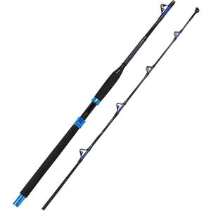 Fiblink 1-Piece Saltwater Offshore Trolling Rod Conventional Boat Rod Carbon Fishing Pole, 6ft, 30-50lb line rating