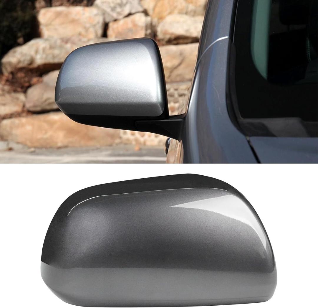 Moonlinks Compatible with Toyota Sienna 2012 2013 2014 2015 2016 2017 2018 2019 2020 Right Passenger Side Mirror Cover Replacement, Gray Right Side Clip-on Mirror Cap Replaces for 87915-08021-B1