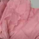 NICETOWN Decorative Pink Bed Canopies & Drapes for Kids Room - Voile Sheer Toddler Bed Canopy Curtain Scarf Valance DIY for Bedroom, 1 Panel, W114 x L180