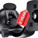 Crossery Strong Suction Cup Mount for Rand McNally GPS TND 740, 750, TND Tablet 85 and OverDryve 7 & 8 Pro Devices - Windshield and Dashboard Rand McNally Secure GPS Mounting Solution for Trucks