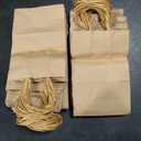 BagDream Gift Bags 8x4.25x10.5 60Pcs Brown Paper Gift Bags with Handles Bulk for Wedding, Party Favor, Grocery, Shopping, Retail, Merchandise Medium Kraft Paper Sacks