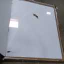 [Tempered Glass] 46" x 55" Glass Chair Mat, Heavy Duty Hard Floor Mat with Round Corner and Polished Edge, Office Chair Mat for Carpet Office Home Hardwood Floor Desk (Transparent)