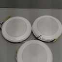 5CCT 6 Inch LED Disk Light, Dimmable Flush Mount Ceiling Lights, 2700K/3000K/3500K/4000K/5000K Selectable, 15W 1100LM, CRI 90, Low Profile Surface Mount Ceiling Disc Light, Wet Rated & ETL