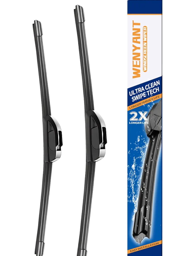 Wenyant 23" + 26" Replacement For Ford F-150 2022-2009 Front Windshield Wiper Blade Original Equipment Automotive Replacement J/U Hook Blades 2 Pack