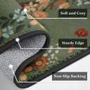 Kitchen Rugs Set of 3, Washable Non-Slip Kitchen Mats for Floor with Rubber Backing, 1'8" x 4'11"