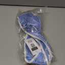 Skye Women's Clara Bandeau Style Bikini Top Swimsuit with Molded Cups (Large, Powder Blue)