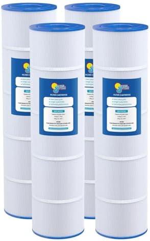 In The Swim Standard Pool Filter Cartridge 4-Pack | Replacement for Pentair Clean & Clear Plus 420 CCP420 Filter