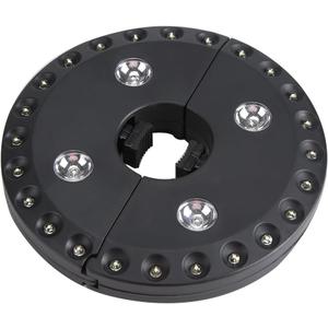 Patio Umbrella Light,28 LED 3 Lighting Modes 4 x AA Battery Operated Camping Tents or Indoor Use(Black)
