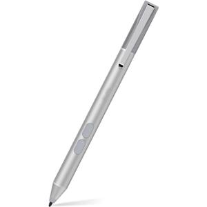 Pen Stylus for Surface Pro 11/10/9/8/X/7+/7/6/5/4/3/Surface 3, Surface Go 4/3/2/1, Surface Laptop/Studio/Book 5/4/3/2/1 with Palm Rejection, 1024 Levels Pressure, 2500h Working Hours (Silver)