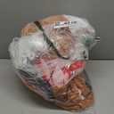 Partyotu Christmas Inflatable Gingerbread Man, Blow Up Holiday Party Decor with Buildin LED Lights, Waterproof Inflatable Christmas Decorations for Outdoor Roof Yard Lawn Garden Indoor (Brown, 8FT)