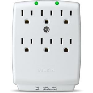 Belkin 
6-Outlet Wall Mount Home Series
