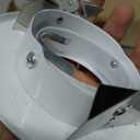 Globe Electric 90679 3" Swivel Round Trim Recessed Lighting Kit, White, Easy Install Push-N-Click Clips, 3.25" Hole Size, Adjustable Ceiling Light, IC Rated, GU10 Base Bulb Not Included