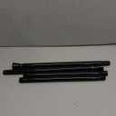 Black Shower Curtain Rod 40-73 inch Black Shower Rod Tension Curtain Rod No Drilling Shower Curtain Rods Spring Tension Shower Rods for Bathroom (45-77")