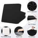 HEBE Stretch Patio Cushion Covers Set 12pcs,Waterproof Outdoor Couch Covers Replacement,Washable Reusable Seat Cushion Slipcovers for Patio Furniture Protector,Chair Cushion Cover