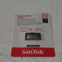 SanDisk 256GB Ultra Dual Drive USB Type-C - USB-C, USB 3.1 - SDDDC2-256G-G46,Black