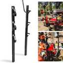 ECOTRIC 3 Place Weed Eater Rack Carrier Mount On Landscape Truck Trailer Enclosed Trimmer Rack Holder w/Lock Pair Steel Lockable