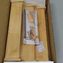 Spice Rack Kitchen Cabinet Organizer- 3 Tier Bamboo Expandable Display Shelf Yellow