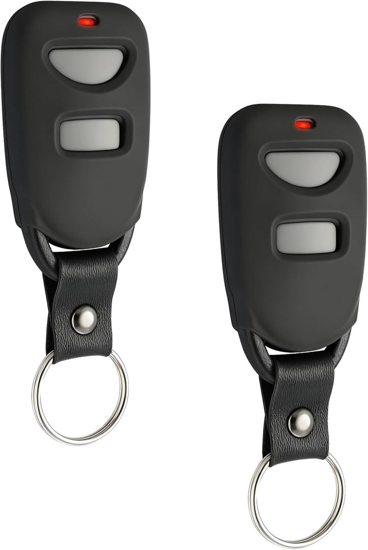 2 Garage Door Opener Remote Compatible with LiftMaster Chamberlain Craftsman Yellow Purple Red Orange Green Learn Button, replacement for 893Max 893LM 891LM 373LM, Anti-Accidental Press With Keychain.