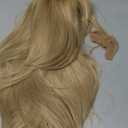 HAIRCUBE Long Layered Synthetic Hair Wigs for Women with Bang (Mixed Light Blonde)